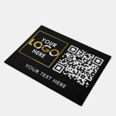 Bedrijf Logo QR Code Promotional Business Deurmat (Schuin)