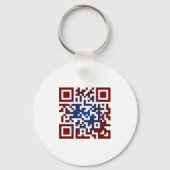 Bedrijf Logo QR code sleutelhanger (Achterkant)