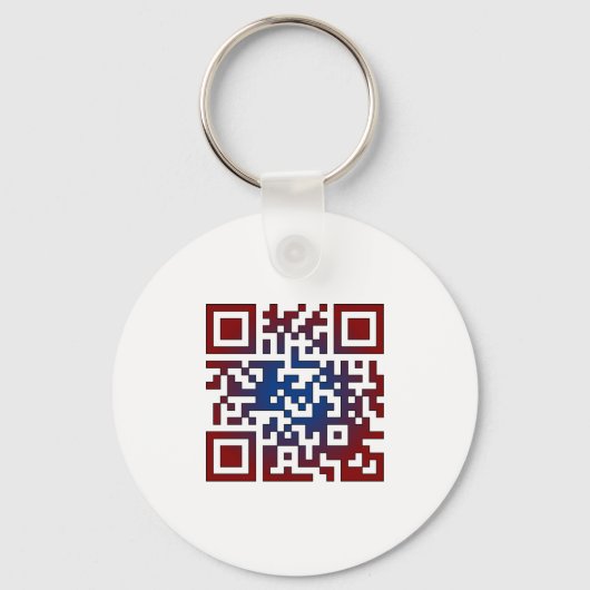 Bedrijf Logo QR code sleutelhanger (Achterkant)