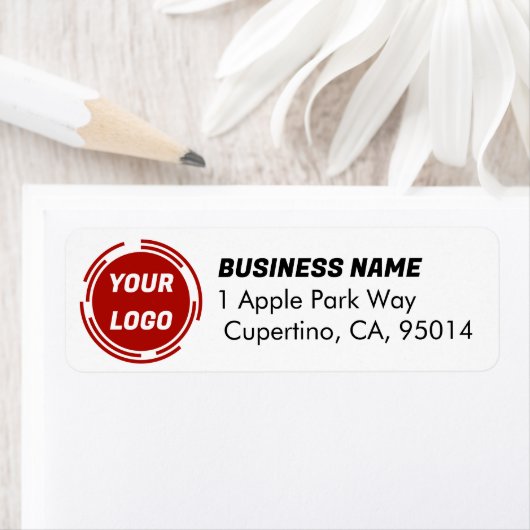 Bedrijf Logo  retouradres Etiket (Insitu)