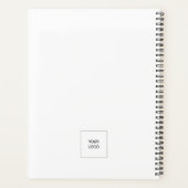 Bedrijf Logo Simple White Elegant AppointBook Planner (Achterkant)