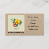 Bedrijf Logo Sjabloon Business Card Template Visitekaartje (Voorkant)