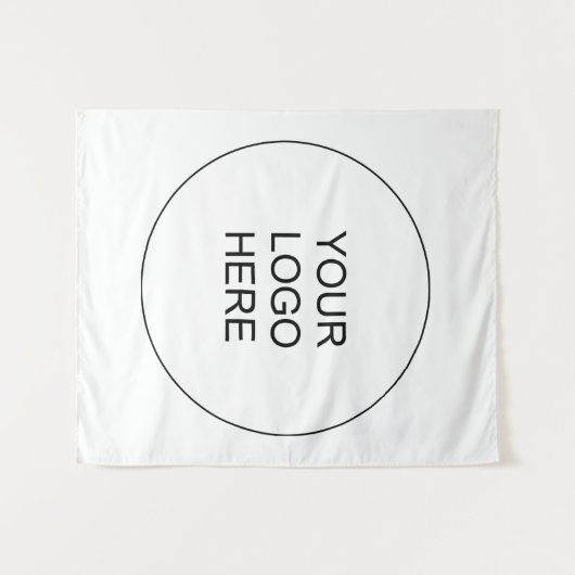  Bedrijf Logo Sjabloon Medium Wandkleed (Voorkant (horizontaal))