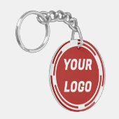 Bedrijf Logo  Sleutelhanger (Voorkant Links)