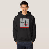 BEDRIJF LOGO SLOGAN BUSINESS BRANED UNIFORM GENOEM HOODIE (Voorkant volledig)