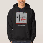 BEDRIJF LOGO SLOGAN BUSINESS BRANED UNIFORM GENOEM HOODIE (Voorkant)