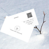 Bedrijf logo Social media Icon Digitale QR Code Visitekaartje