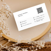 Bedrijf logo Social media Icon Digitale QR Code Visitekaartje