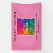 Bedrijf Logo Tekst hier Modern Elegant Spandoek (Verticaal)