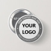Bedrijf Logo Tekst Zakelijk Promotie Button Gift (Voorkant /achterkant)