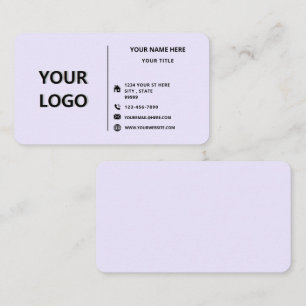 Bedrijf Logo Uw Design Business Card Template Visitekaartje