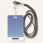 Bedrijf Logo Visitor Pass ID Badge (Achterkant met draagriem)