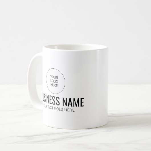 Bedrijf Logo Voeg hier tekst toe Sjabloon Koffiemok