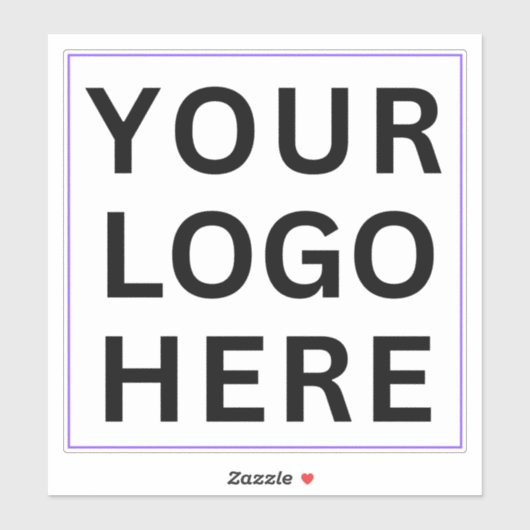 Bedrijf Logo voor koffer | Transparant waterdicht Sticker (Vel)