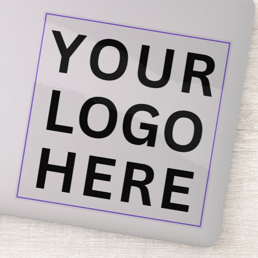 Bedrijf Logo voor koffer | Transparant waterdicht Sticker
