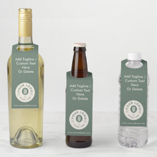 bedrijf Logo Website Sage Green Flessenhanger
