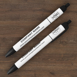 Bedrijf Logo & Website White Pen