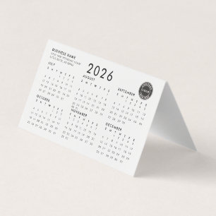 Bedrijf Logo Werknemers 2024 Kalender Kaart