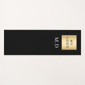 Bedrijf logo zwart monogram business studio yogamat (Voorkant (horizontaal))