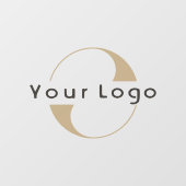 Bedrijf met eenvoudige, minimale bedrijfskosten vo raamsticker (Vel)