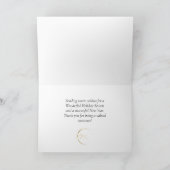 Bedrijf Modern Holiday krans Logo Bedankkaart (Binnen)