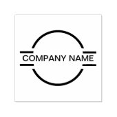 Bedrijf Monogram Logo Embleem Zelfinktende Stempel (Design)