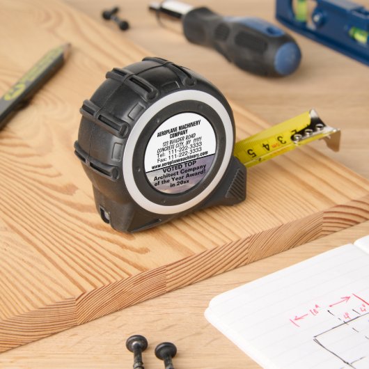 Bedrijf Netwerken Klant Gift Sunset Sky Rolmaat (Houtwerk)