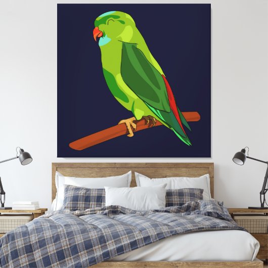 Bedrijf nr. 7 - Volledige kleur Canvas Afdruk (Insitu (Slaapkamer))