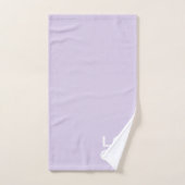 Bedrijf of Bedrijf Aangepaste Logo op Lavendel Bad Handdoek (Handdoek)