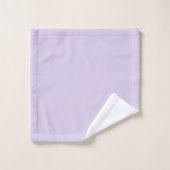Bedrijf of Bedrijf Aangepaste Logo op Lavendel Bad Handdoek (Wasdoekje)