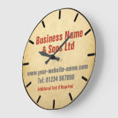 Bedrijf of bedrijf Kantoor Wall Clock Grote Klok (Hoek)