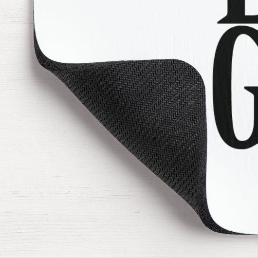 Bedrijf of Business Custom Logo on White Muismat (Hoek)