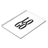Bedrijf of Business Custom Logo on White Notitieboek (Linkerzijde)