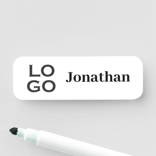 Bedrijf of Business Logo Medewerker Naamplaatje (In situ)