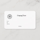 bedrijf of service die u kunt toevoegen visitekaartje (Voorkant)