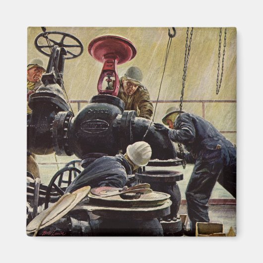  Bedrijf, Olieplatform op de Oceaan Magneet (Voorkant)