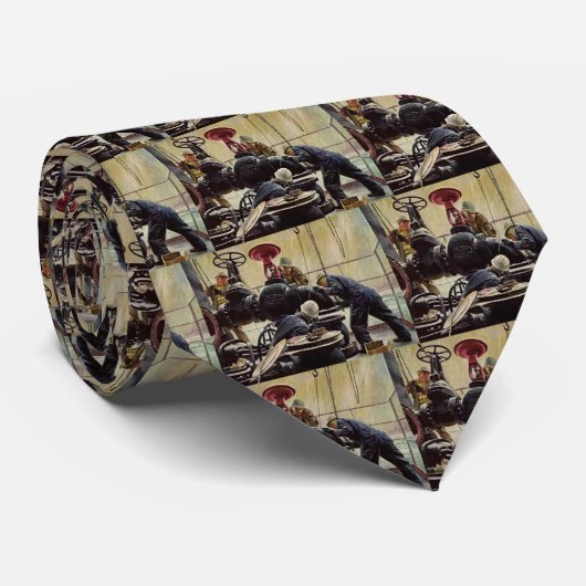  Bedrijf, Olieplatform op de Oceaan Stropdas (Opgerold)