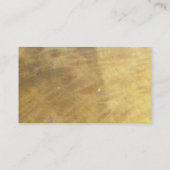 Bedrijf op hout - Walnut burl Visitekaartje (Achterkant)