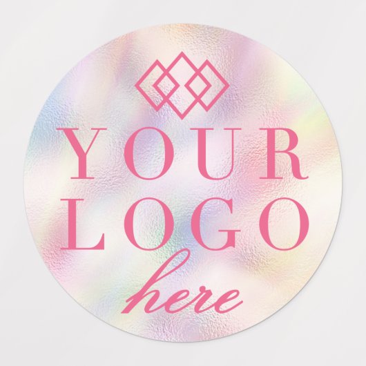 Bedrijf Promo Label | Uw Logo hier kleur (Design 1)