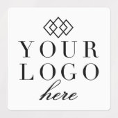 Bedrijf Promo Label | Uw Logo hier zaken (Design 2)