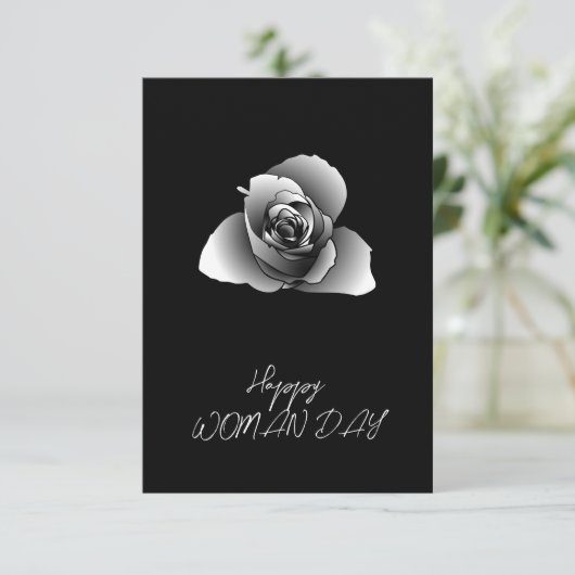 Bedrijf QR-code Geraffineerd Wit Usual Shades Roos Kaart (Staand voorkant)