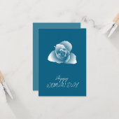 Bedrijf QR-code Geraffineerd Wit Usual Shades Roos Kaart (Voorkant / Achterkant in situ)