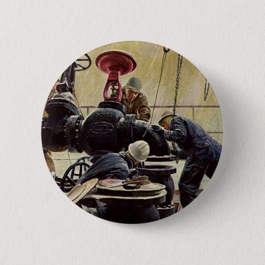  bedrijf, scheepvaartonderhoud ronde button 5,7 cm (Voorkant)