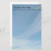 Bedrijf, school, kantoor-briefpapier briefpapier (Voorkant / Achterkant)