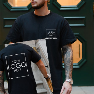 Bedrijf Shirten met Logo Custom Employee Name T-shirt