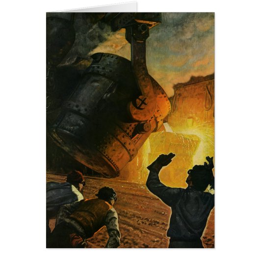  bedrijf, staalindustrie (Voorkant)