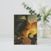  bedrijf, staalindustrie (Staand voorkant)