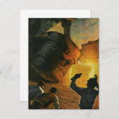  bedrijf, staalindustrie (Voorkant / Achterkant)