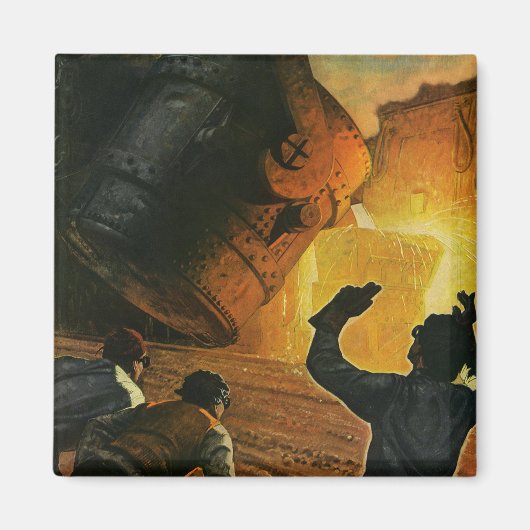  bedrijf, staalindustrie magneet (Voorkant)