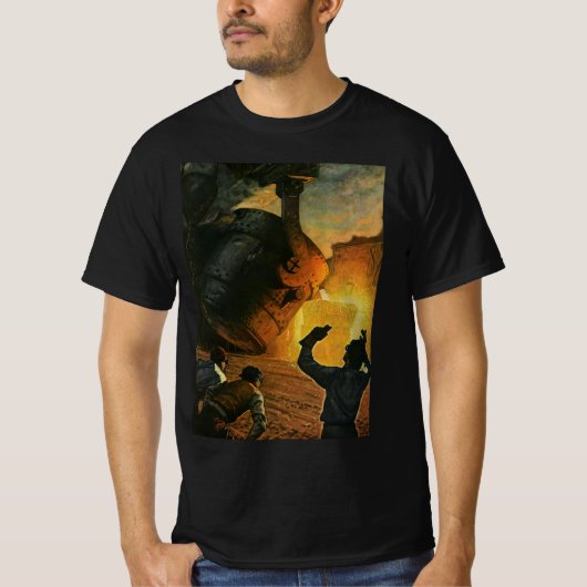  bedrijf, staalindustrie t-shirt (Voorkant)